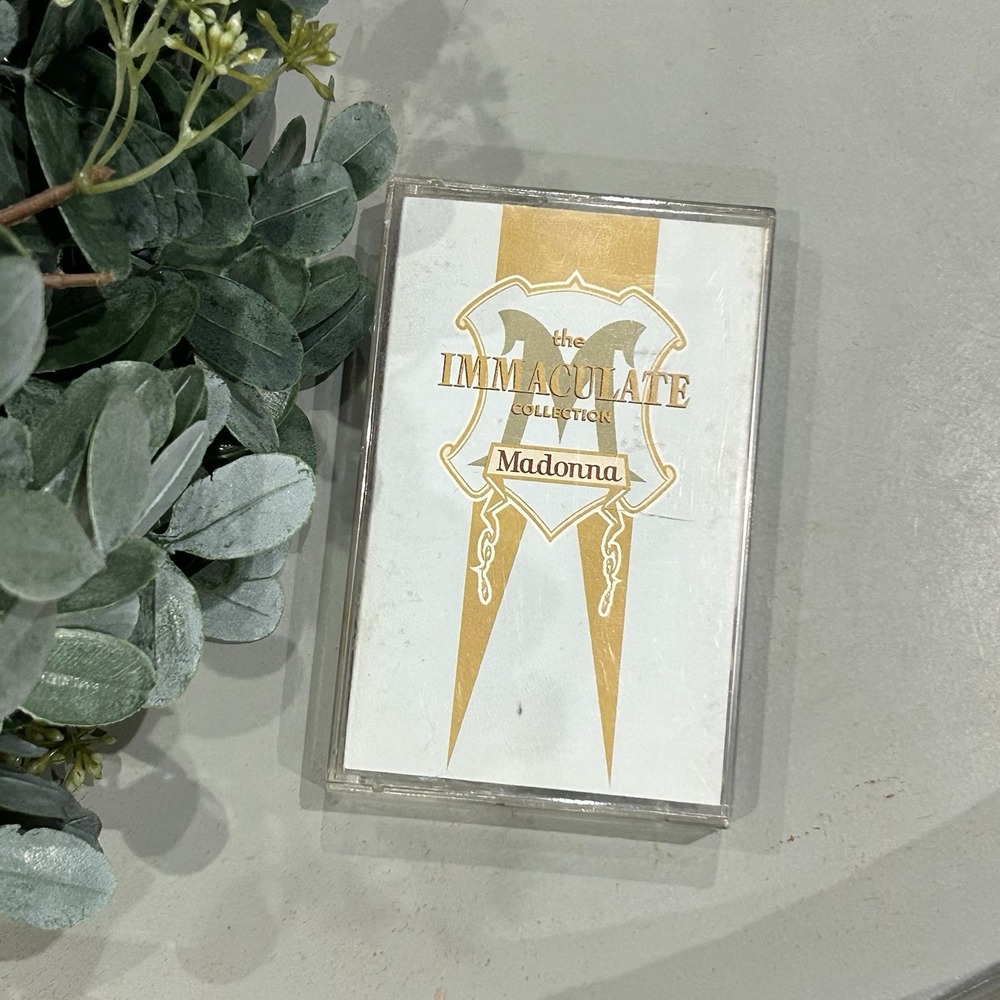 Madonna The Immaculate Collection Cassette Tape Pop Music 1990 Vintage